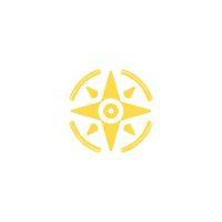 Logo Granhòta Games rond jaune blanc